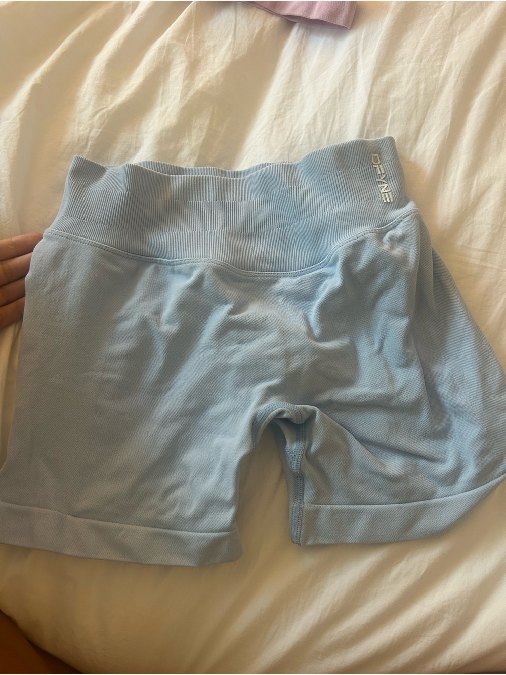 Light blue DFYNE shorts